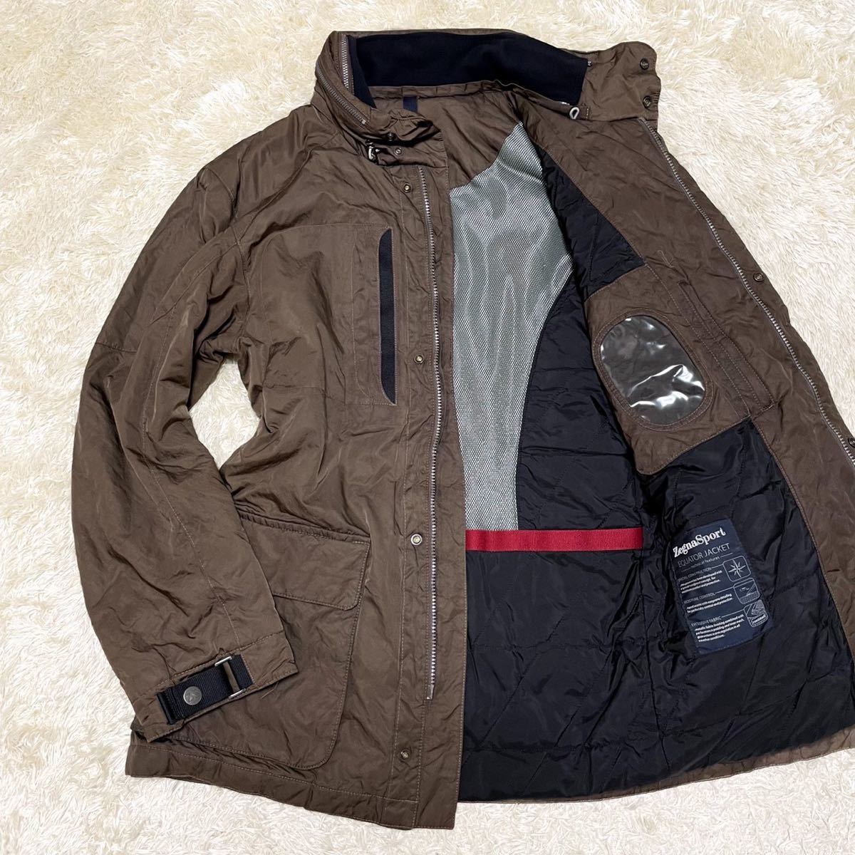 Zegna ゼニア ブラウンレザージャケット Ermenegildo Zegna 