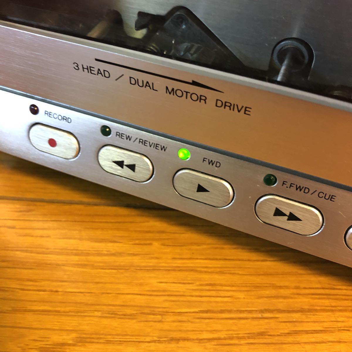 1円スタート】AIWA AD-F80 3ヘッドステレオカセットデッキ メタル 