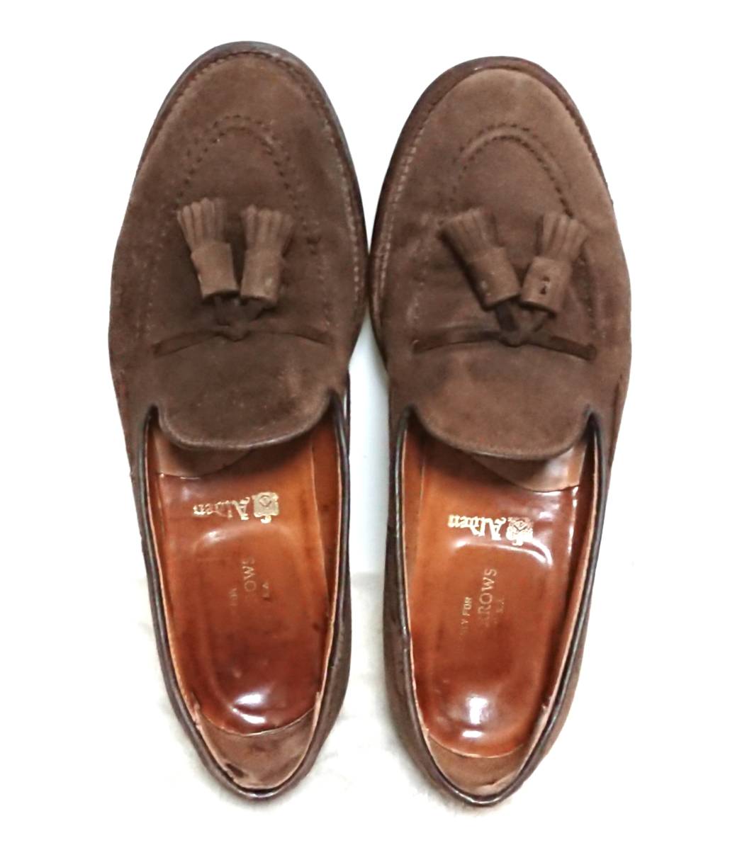 送料無料】Alden × UNITED ARROWS スウェード タッセルローファー