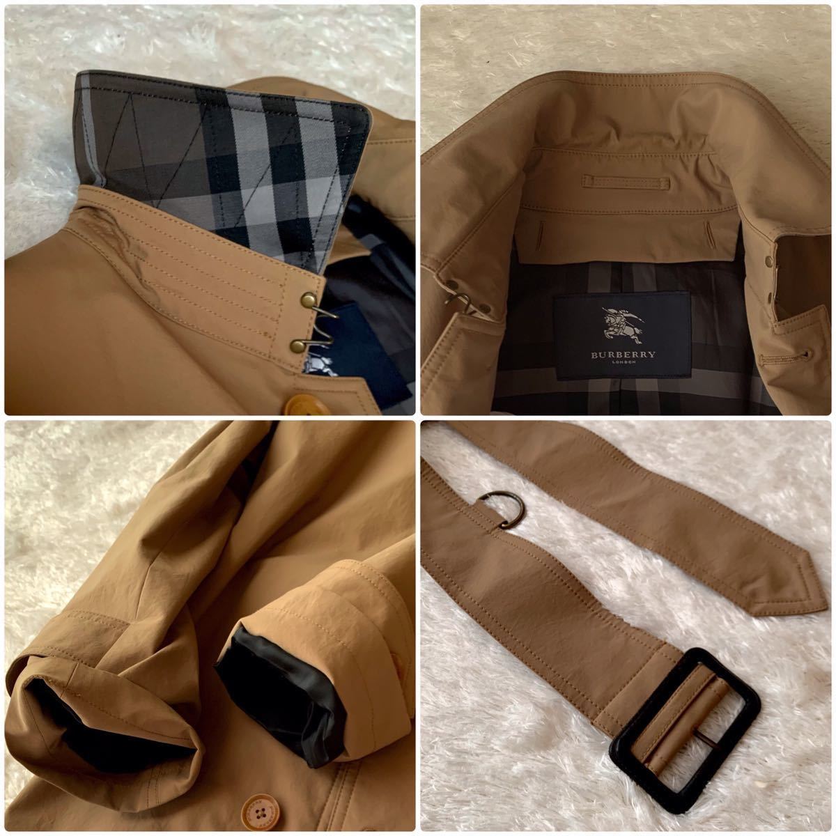 バーバリーズ　トレンチコート　ノバチェック　ロング丈　英国製　ライナー　ベルト トレンチコート ノバチェック ロング burberry⁄バーバリー通販