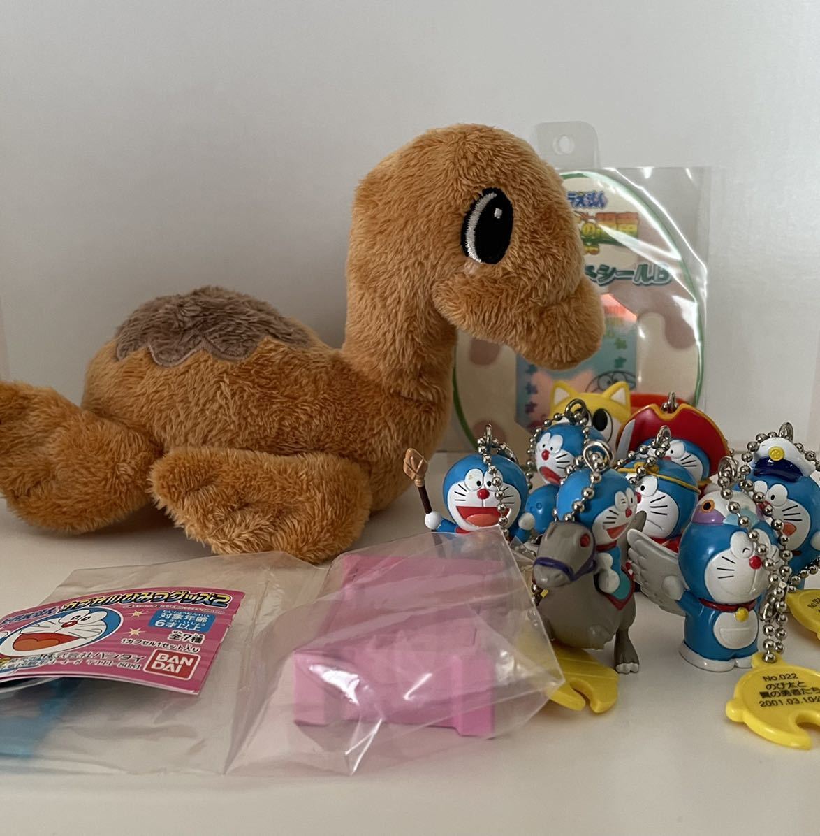 ドラえもん ピー助ぬいぐるみ 歴代映画ボールチェーン いろいろ