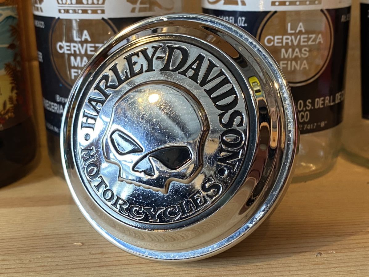 HARLEYDAVIDSON ハーレーダビッドソン 純正フューエルキャップメダリオン ウィリーGスカルコレクション スポーツスター