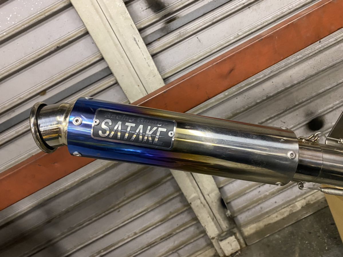 美品CBX400F サタケチタン 佐竹 マフラー レア 当時物カフェフルエキ 