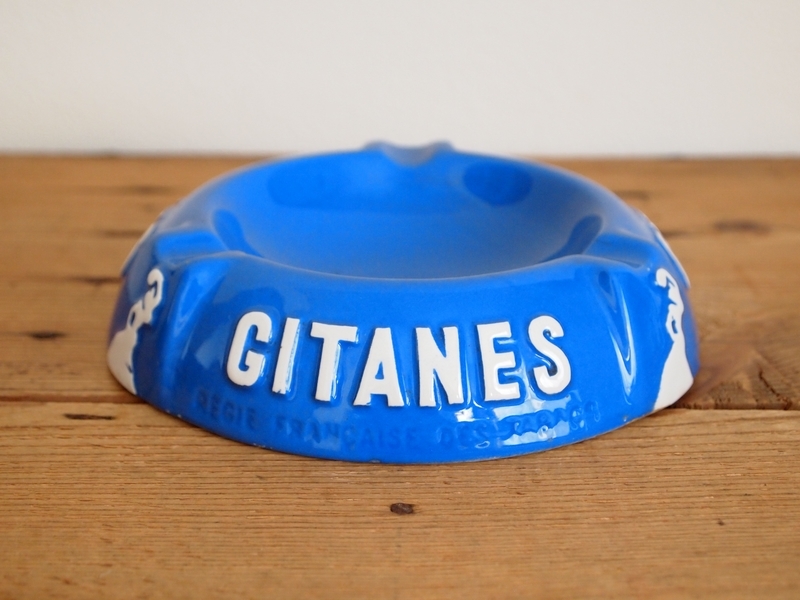 ジタン たばこ 灰皿 アシュトレイ 蚤の市 ビンテージ ジタン GITANES