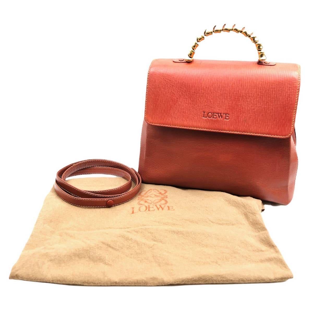 LOEWE ロエベ ベラスケス 2way レザー バッグ ショルダー ハンド 