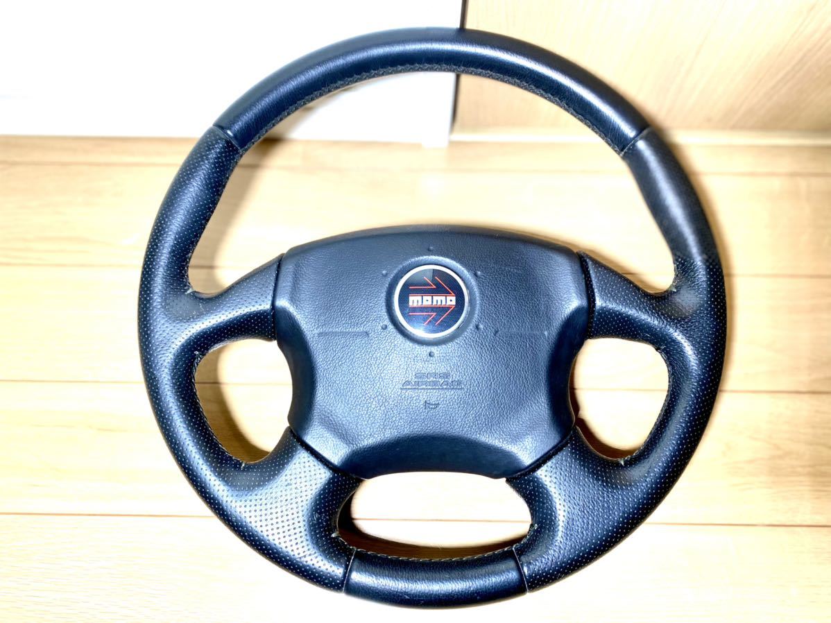 Momoステアリング　モモステアリング　モモハンドル　gdb gda インプレッサ ステアリング GDB GDA MOMO ハンドル スバル WRX モモ