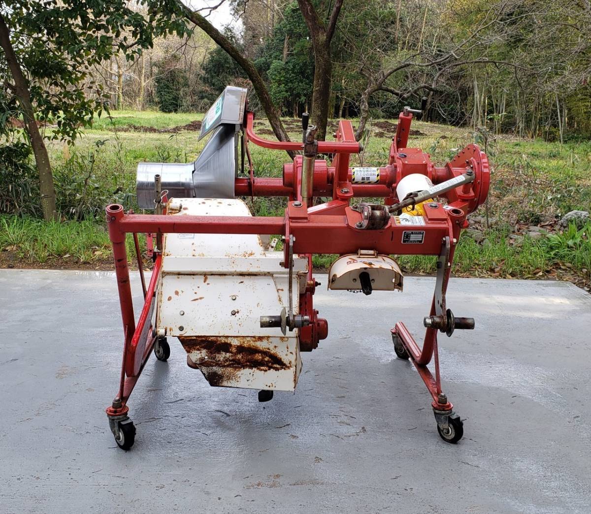 ☆宮崎発☆ ニプロ あぜぬり機 UZ350 ウイングディスク あぜローター