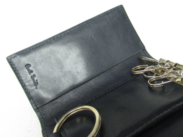 72 Paul Smith ポールスミス 4連 キーケース キーリング付 その他 売買されたオークション情報 Yahooの商品情報をアーカイブ公開 オークファン Aucfan Com