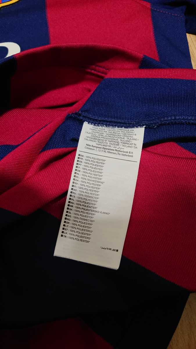 14 15 バルセロナ 半袖 ユニフォーム 三冠達成モデル メッシ ネイマール スアレス イニエスタ リーガ エスパニョーラ 売買されたオークション情報 Yahooの商品情報をアーカイブ公開 オークファン Aucfan Com