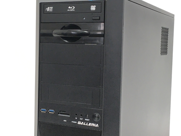 デスクトップ ブラック 初期保障付Thirdwave GALLERIA ZZ デスクトップ PC i7 8086K 4.0GHz