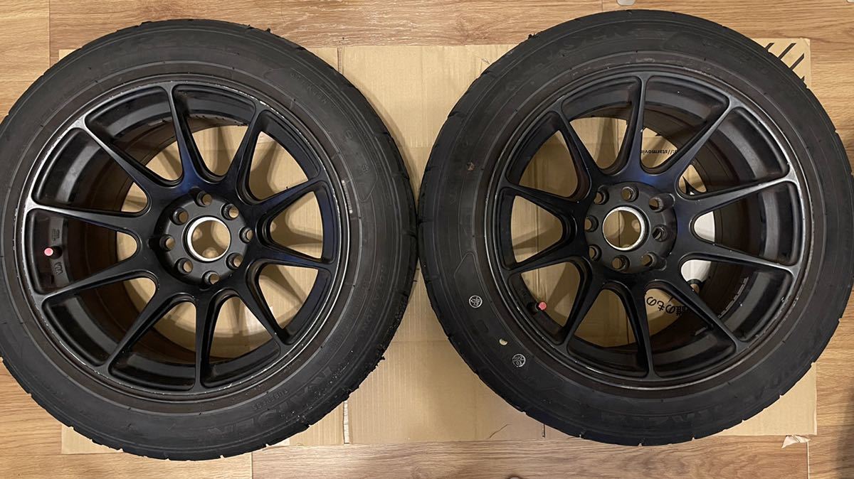 XXR527 8.25j オフセット0 PCD100/114.3 ケンダ カイザー KENDA KR20A 
