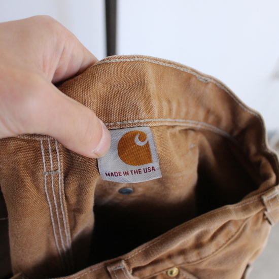 Vintage Carhartt Jacket 90s &frasl; Detroit Workwear 1990s | – - carhartt Streetwear Hooded ▷ Mocha