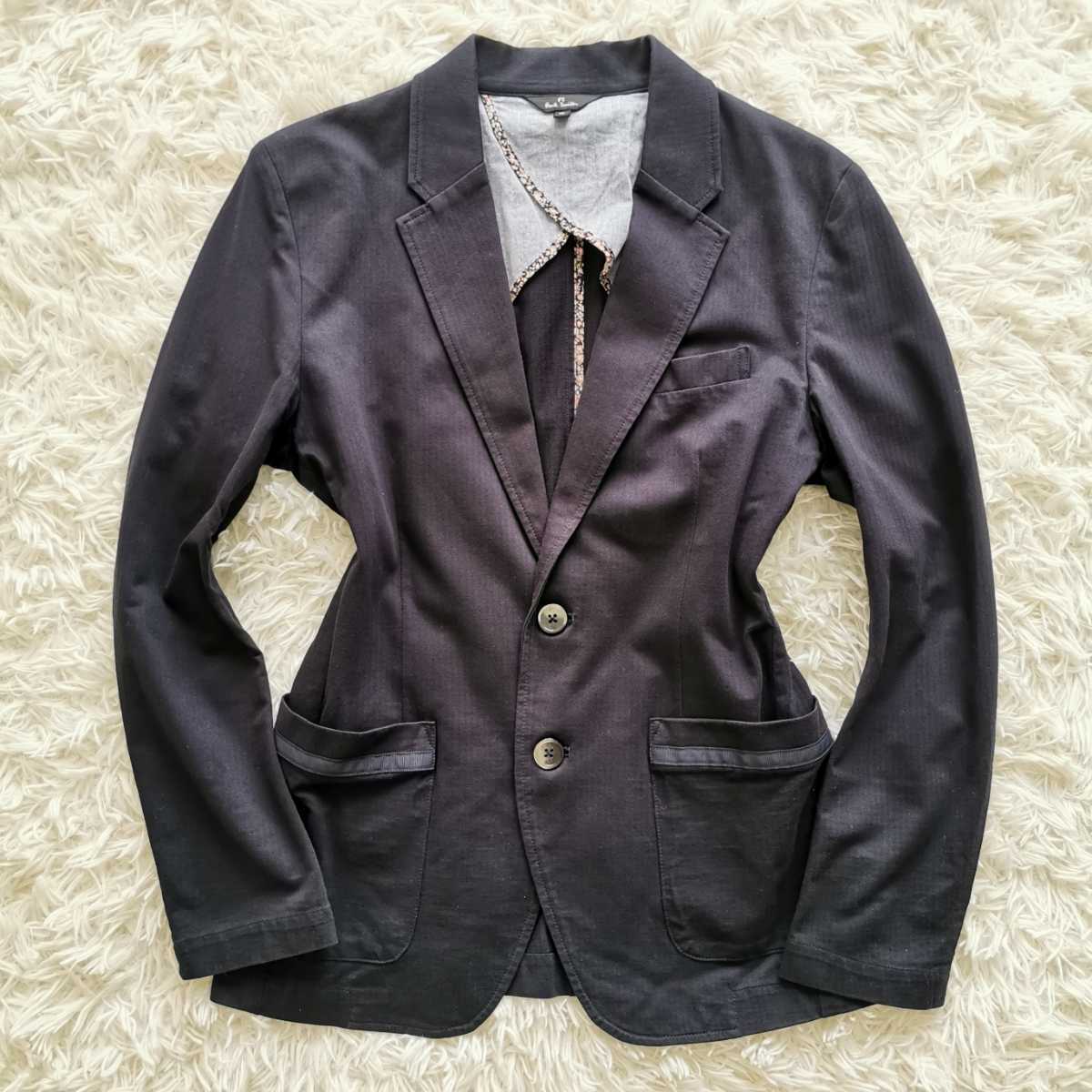 Paul Smith PS ストレッチ 裏地花柄パイピング 花柄 【お洒落な一着 