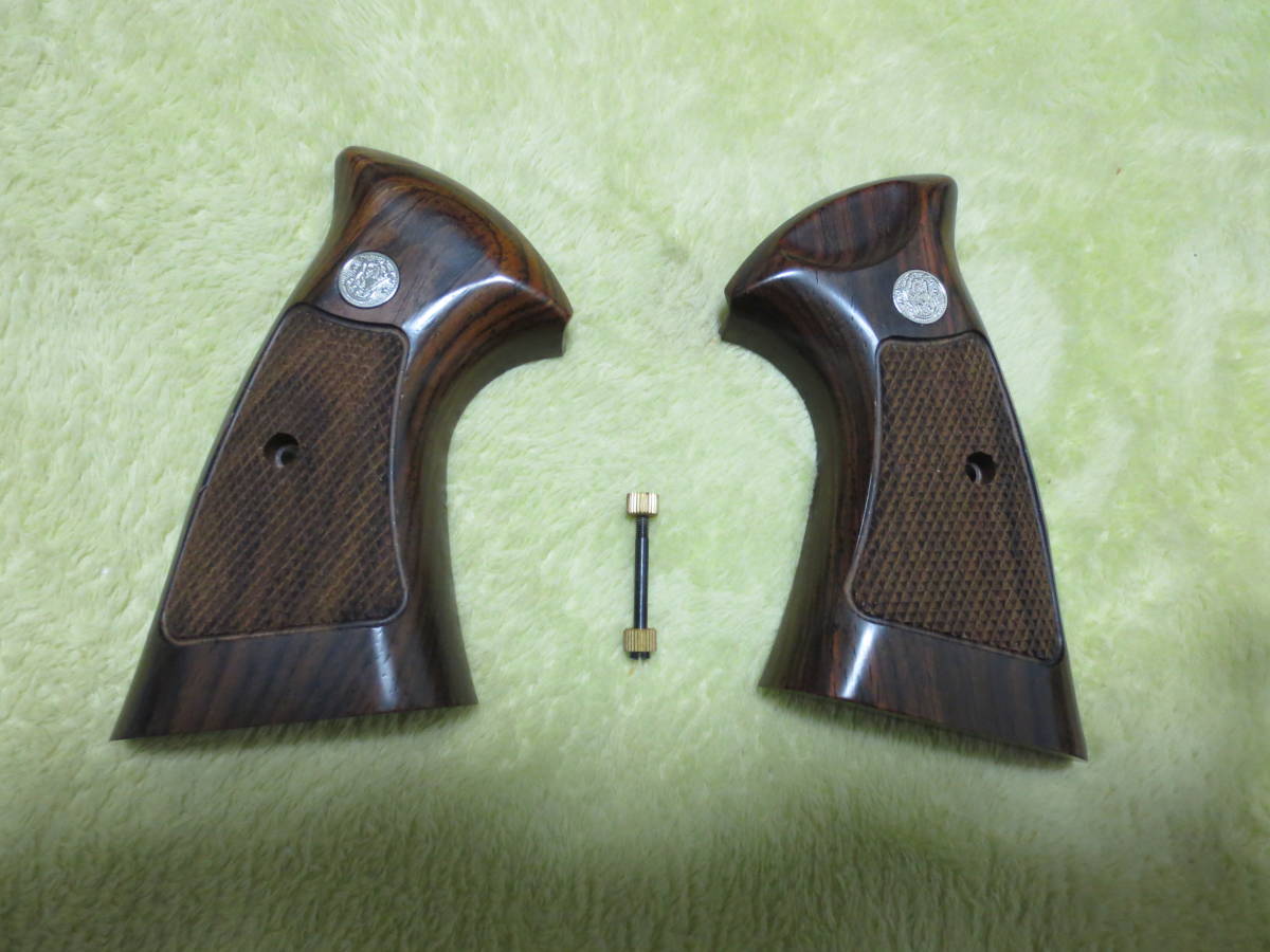 タナカ対応☆S&W M29 44マグナム Nフレーム用スクエアバット木製