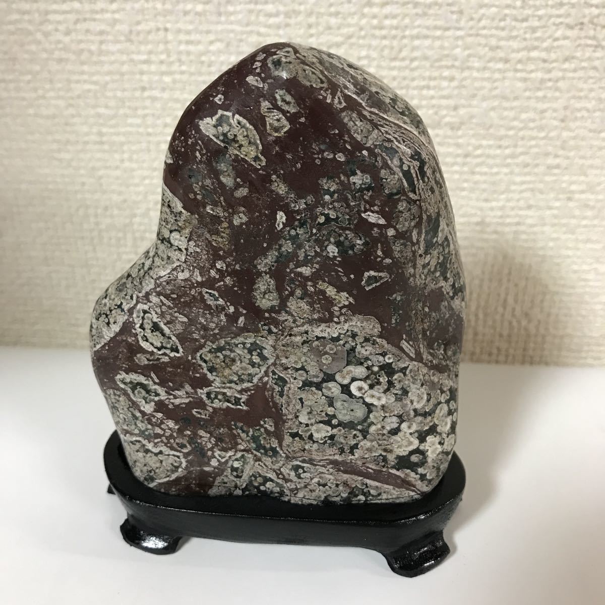 自然石 赤石(本紅石)富山県小矢部川産出