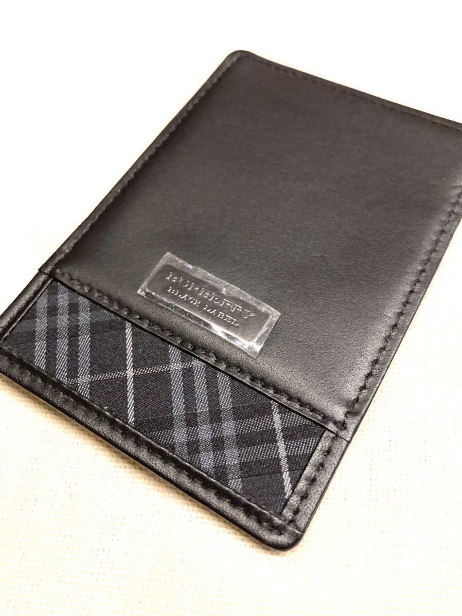 BURBERRY バーバリー 名刺入れ 未使用品 黒 ブラック （未使用品 