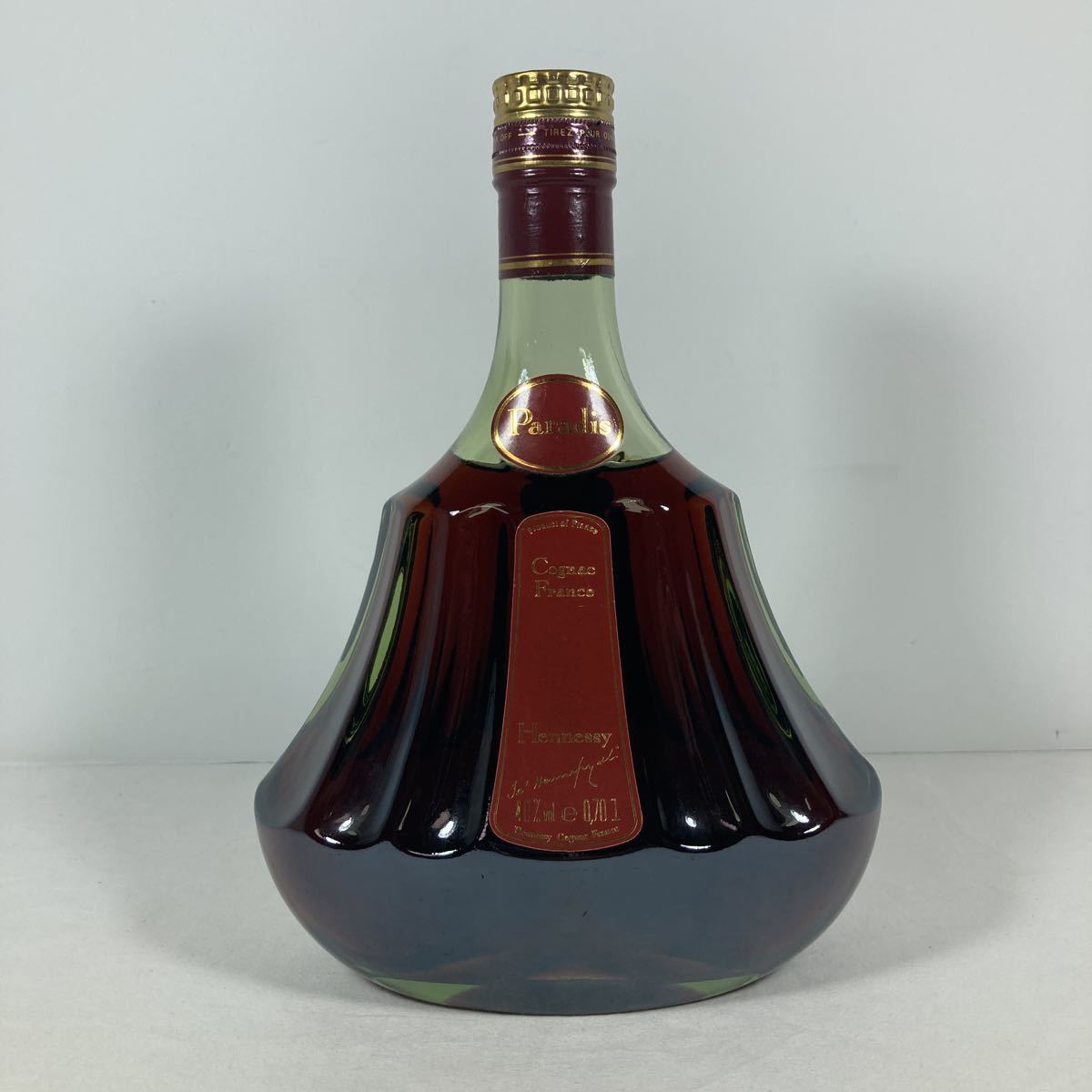 Hennessy Paradis Cognac France ヘネシー パラディ グリーンボトル 金 