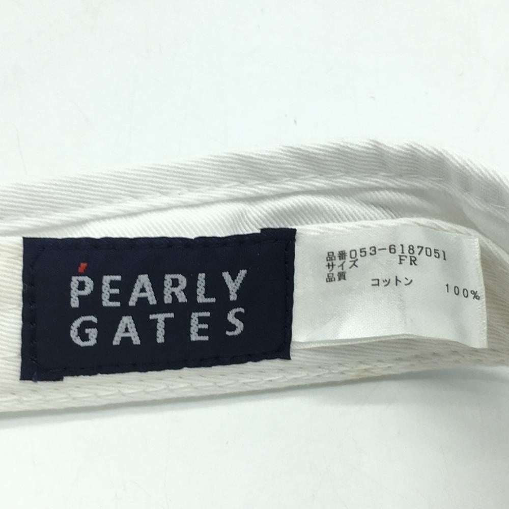 PEARLY GATES パーリーゲイツ×スヌーピー サンバイザー 白×レッド