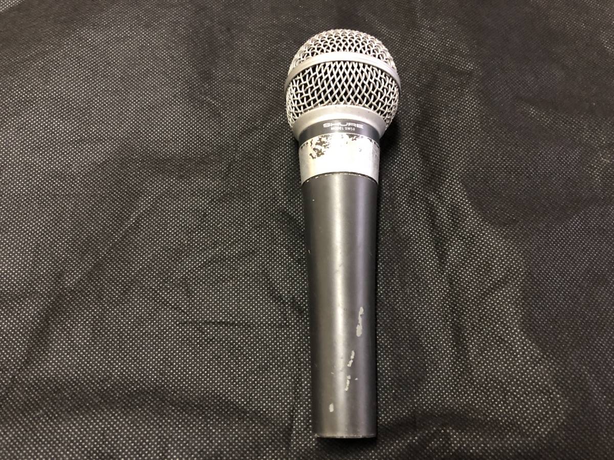 MADE IN USA】SHURE SM58 ポルシェロゴ 1980年代 ビンテージマイク 