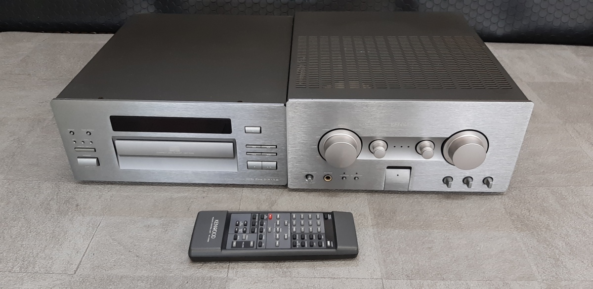 100%新品，品質保証 03S26 KENWOOD KAF-7002/DPF-7002 アンプ CD リモコン付き(KENWOOD)｜売買されたオークション情報、yahooの商品情報をアーカイブ公開 - オークファン KENWOOD
