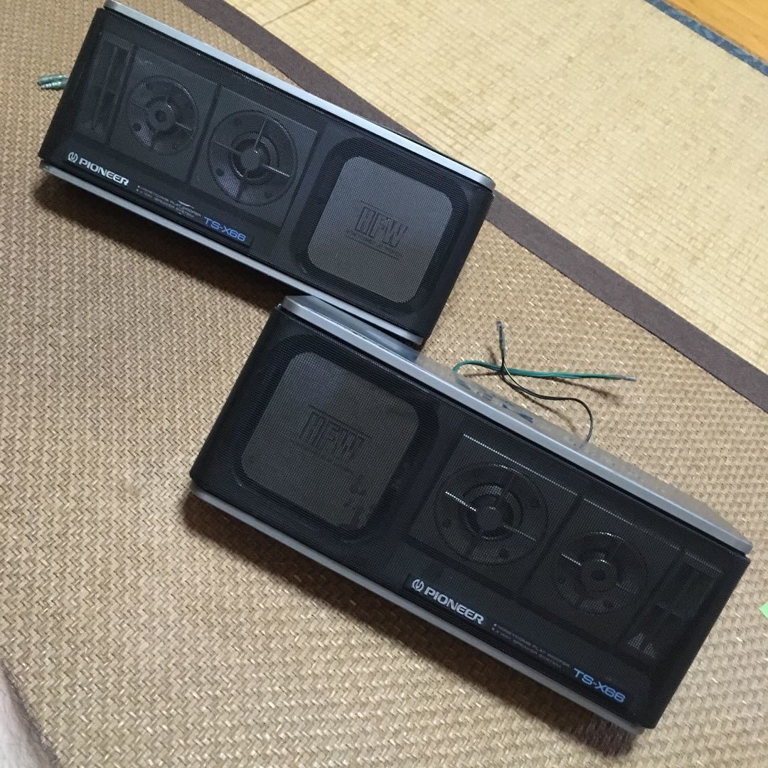 Pioneer TS-X66 リアスピーカー当時物 旧車 街道レーサー 動作未確認 