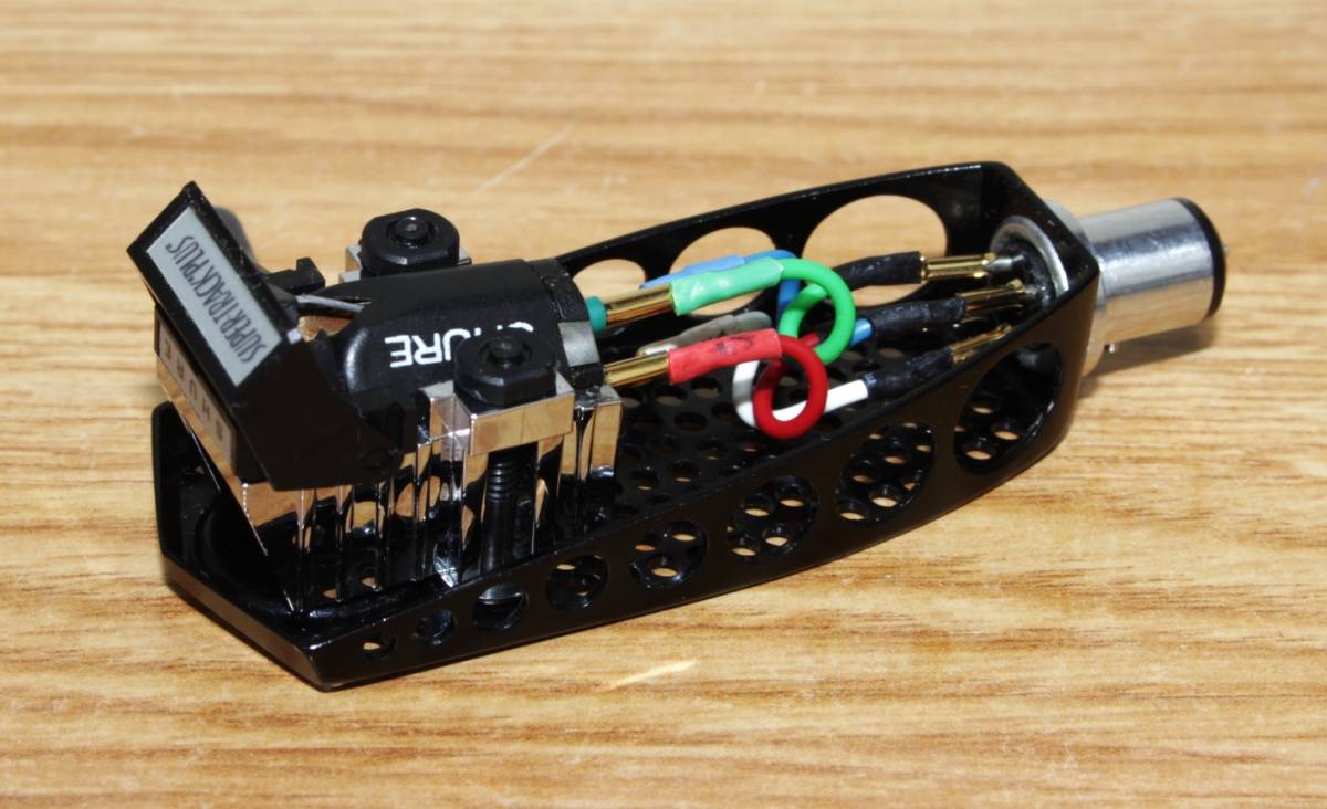 ♪SHURE V15 TYPEⅢ初期型鏡面白文字＋SME S2旧ロゴヘッドシェル付動作 