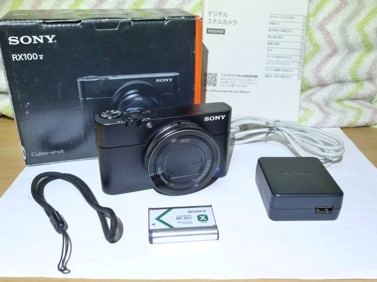 SONY CyberShot DSC-RX100M5 正常動作品 付属品あり WiFi,NFC対応 送料 