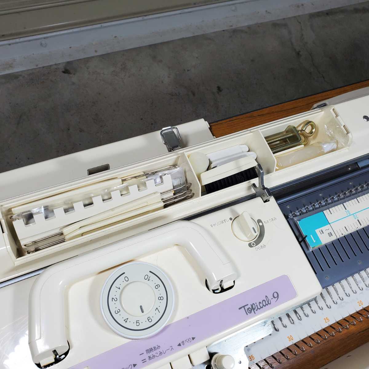 編み機、編機、編み物、ブラザー編み機、ブラザー電子編み機9㎜(太機 