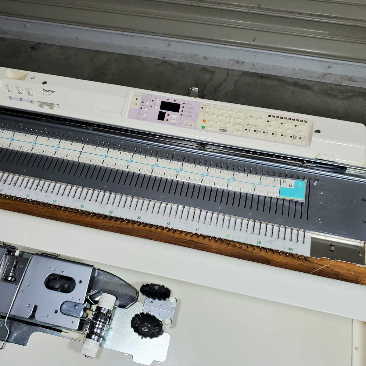 編み機、編機、編み物、ブラザー編み機、ブラザー電子編み機9㎜(太機 
