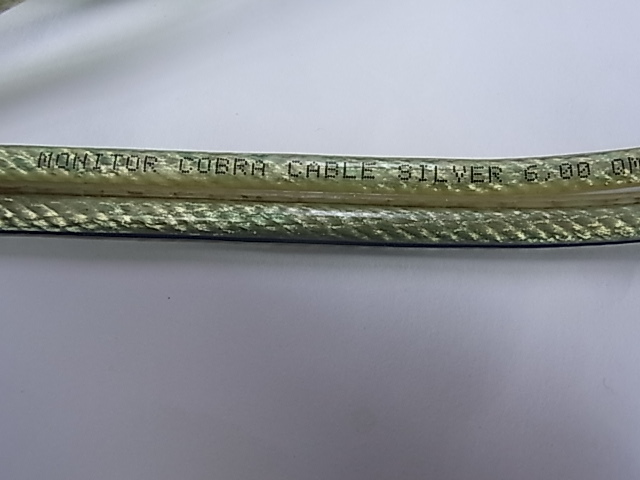 COBRA SILVER QMM CABLE MONITOR 4.00 MADE IN GERMANY スピーカ