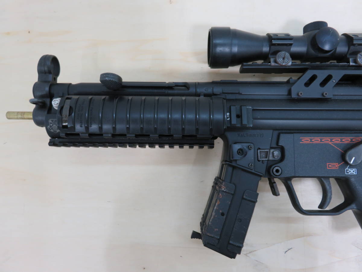 訳あり 東京マルイ H&K MP5 外装カスタム品 スコープ G&G製ハンド 