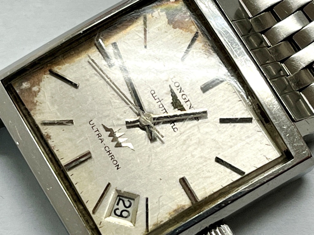 LONGINES ロンジン ウルトラクロン スクエア 自動巻き 稼働品 ☆LONGINES/ロンジン ウルトラクロン オートマチック 角型 スクエア