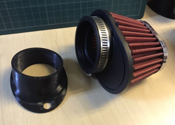AE86などに AE101用4連スロットル エアクリアダプタ エアクリーナー 