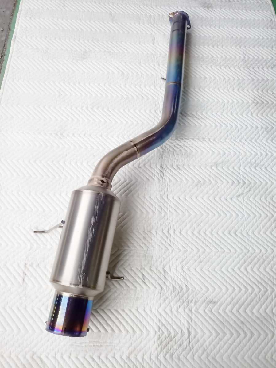 中古 FD3S RX-7 チタン リアマフラー メーカー不明 R1チタンマフラー
