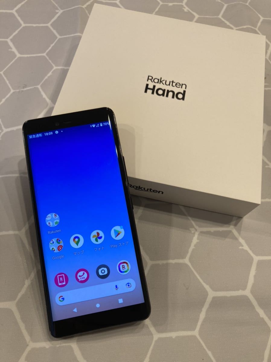 Rakuten Hand ブラック 楽天ハンド 黒 5G - rakuten 楽天モバイル P710