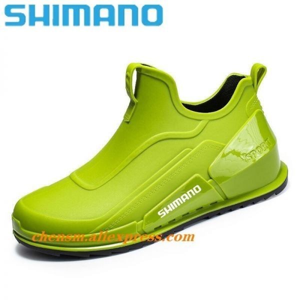 嬉しい！送料無料☆シマノ メンズ レインブーツ 防水 アンクルブーツ