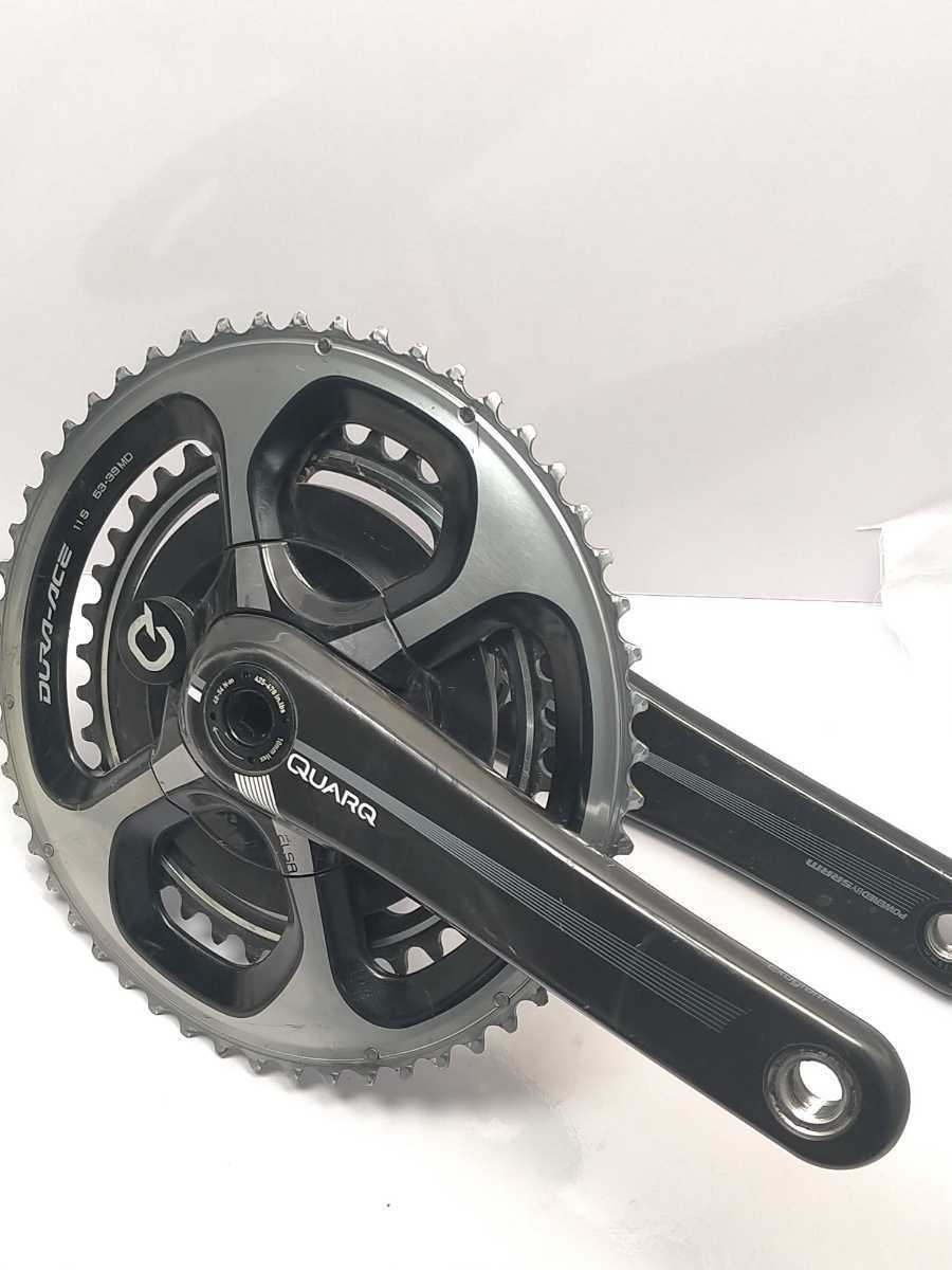 QUARQ Elsa RS bb30 パワーメーター shimano dura ace fc 9000 175mm 53 39t(クランク