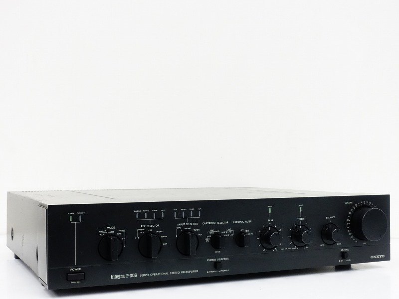 □□ONKYO Integra P-306 プリアンプ オンキョー□□011405002