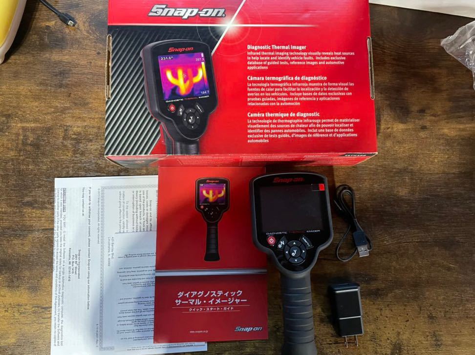 スナップオン ダイアグノスティック サーマル イメージャー EETH300 サーマルイメージャー EETH300 スナップオン Snap-on レッド 中古