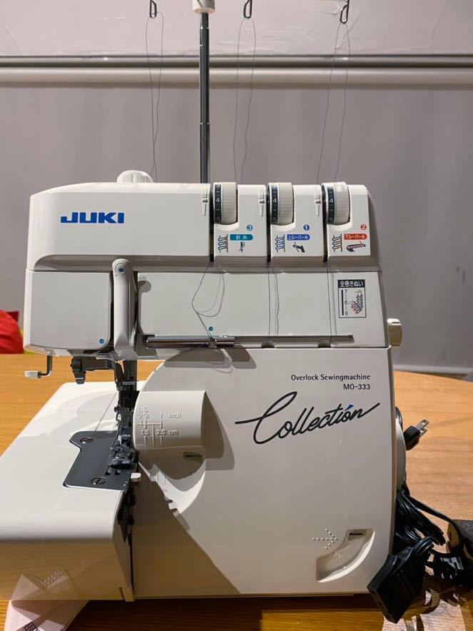 JUKI ジューキ ロックミシン 3本糸 MO 333 動作確認済 完動品