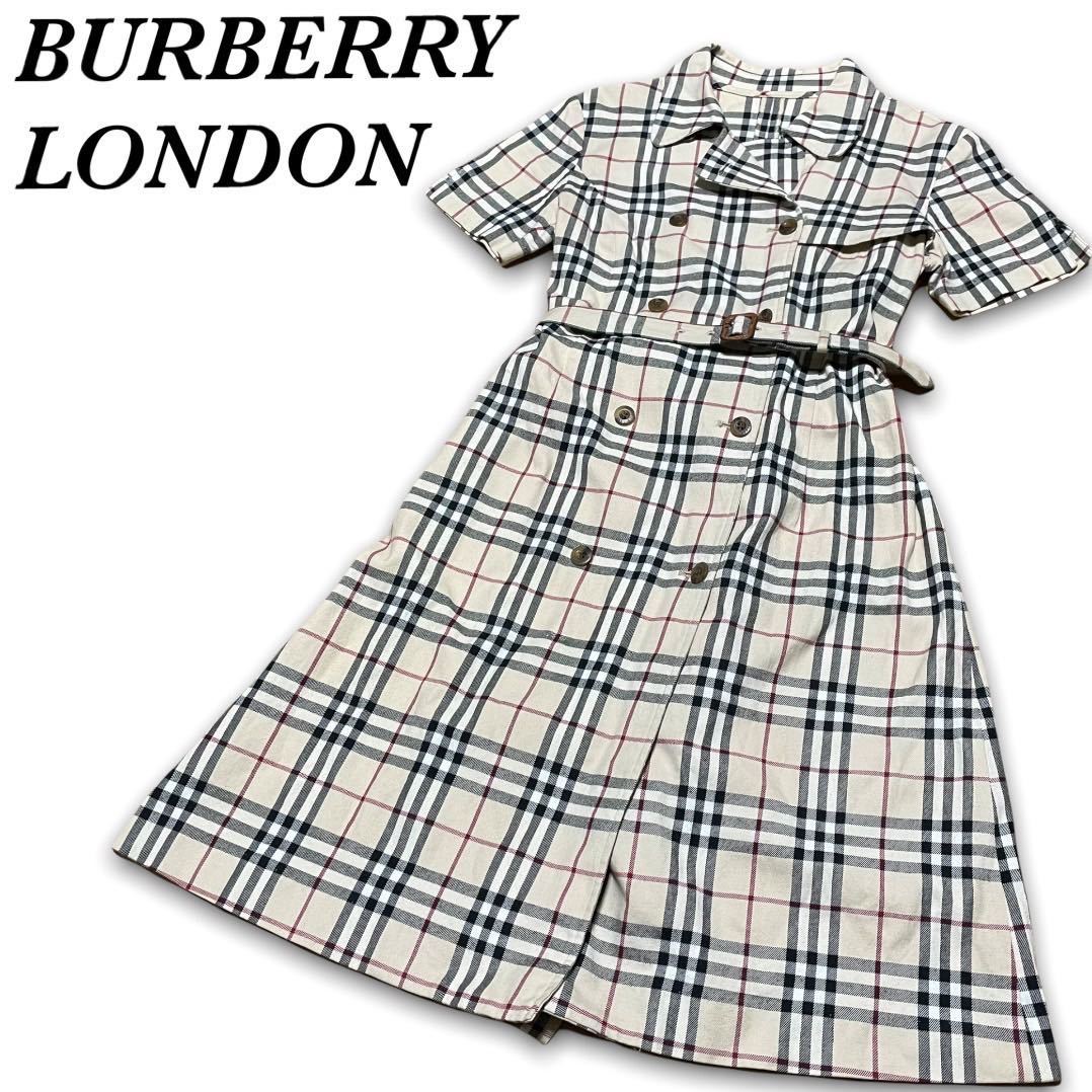新作，品質保証 BURBERRY LONDON バーバリー ロンドン ワンピース