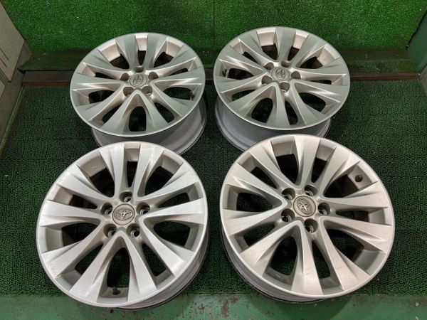得価，新作登場 トヨタ純正 20アルファード 純正アルミホイール 18インチ 7.5J 5H ET45 PCD114.3 4本 一台分 ガリ傷なし(5穴)｜売買されたオークション情報、yahooの商品情報をアーカイブ公開 - オークファン 5穴
