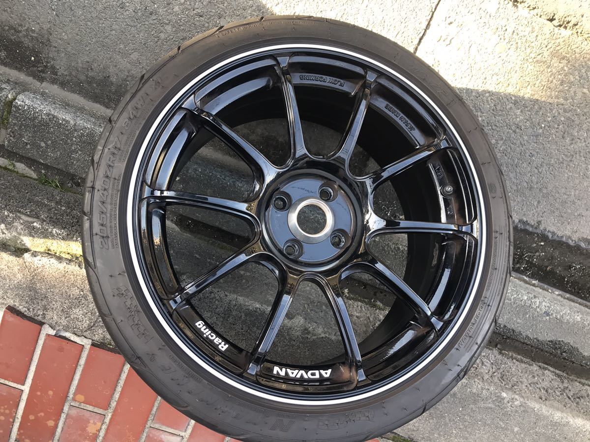 ADVAN アドバンレーシング RZ II 17インチ 4本 7.5j pcd 98 4穴 NS2R
