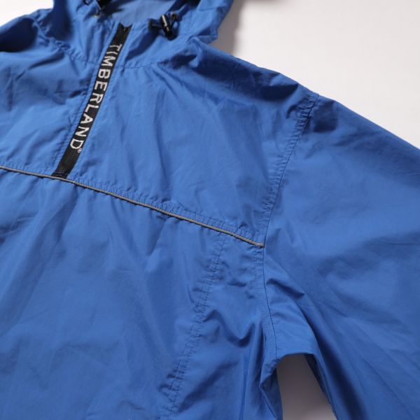 90's ティンバーランド パフォーマンス アノラックパーカー (M) 青系 ロゴジップ 90年代 旧タグ オールド 1998年 Timberland