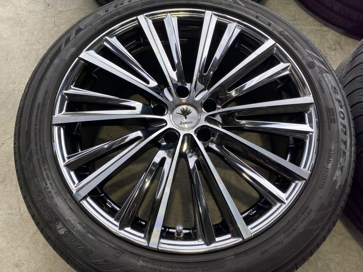 ウェッズ WEDS クレンツェ マジス EVO 8J +35 5-114.3 SBCポリッシュ  