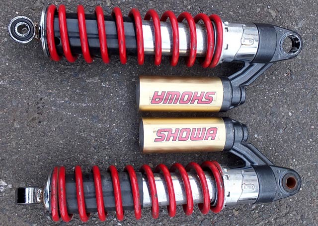 バリオス2型サスペンション SHOWA バリオス2型 GSX250fx 純正リア