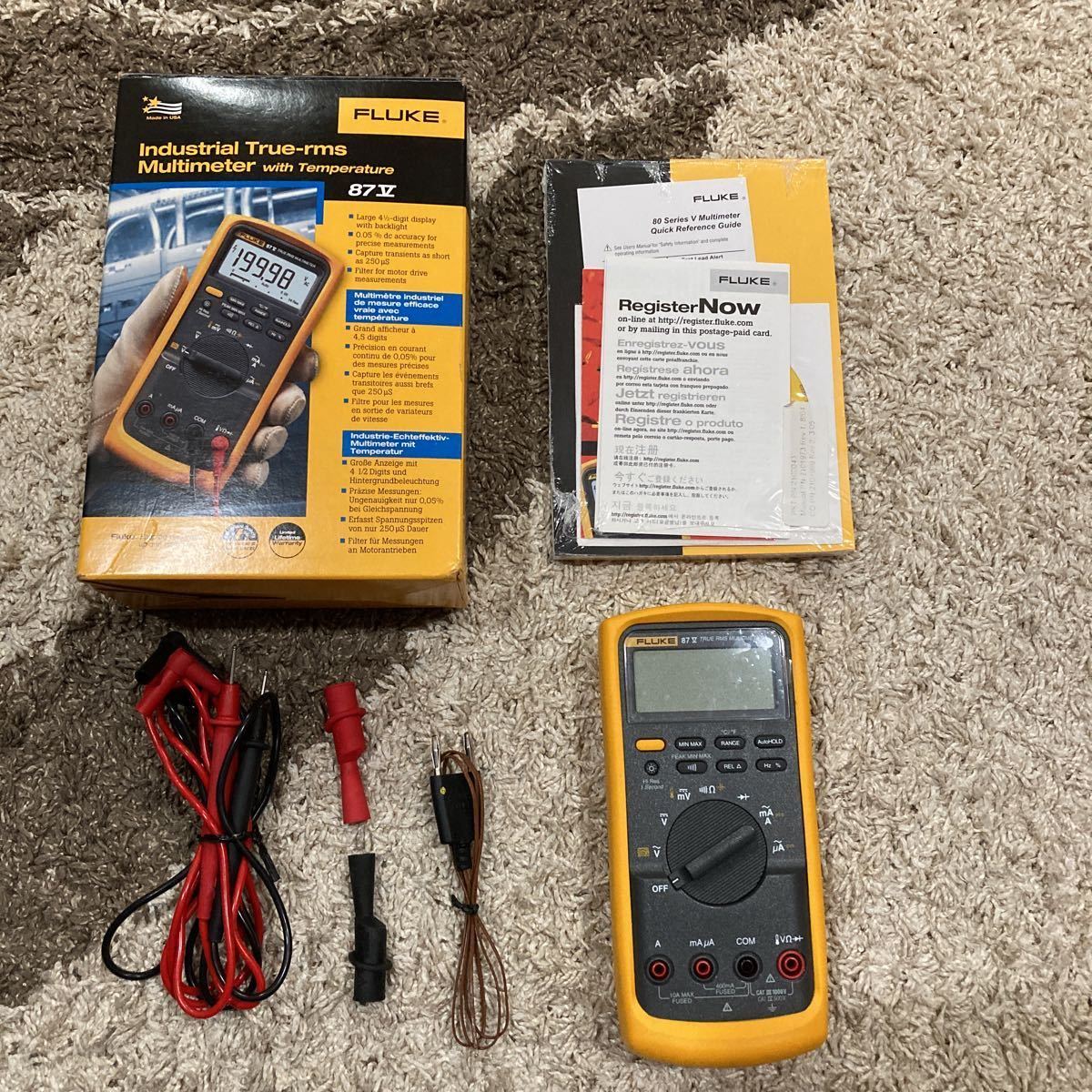 FLUKE 87Ⅴ デジタルマルチメーター(電気計測器)｜売買された 