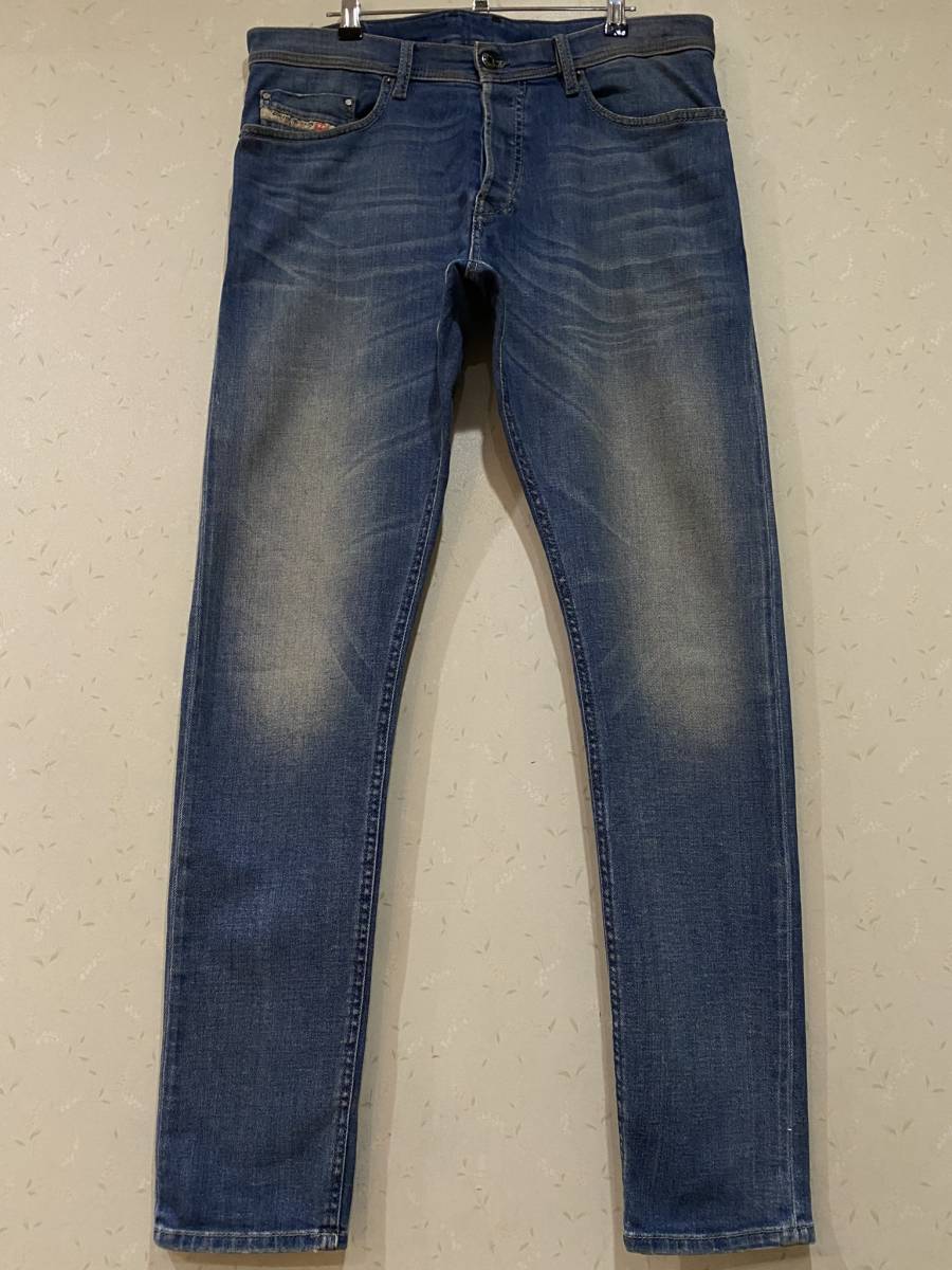 人気定番，爆買い DIESEL ディーゼル TEPPHAR SLIM-CARROT STRETCH ストレッチ デニムパンツ モロッコ製 インディゴ 31 BJBB.D(W31)｜売買されたオークション情報、yahooの商品情報をアーカイブ公開 - オークファン 男性用