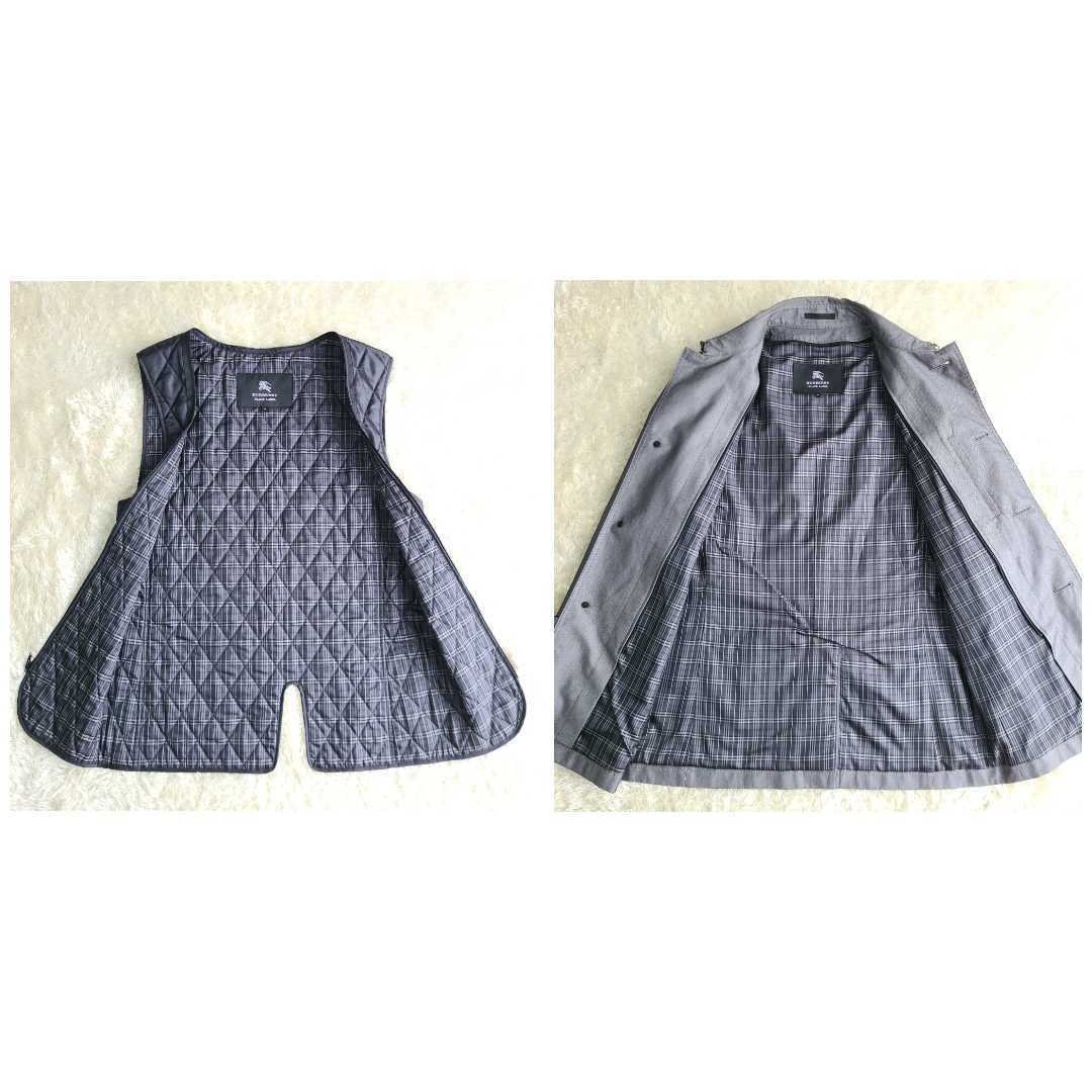 BLACK BURBERRY LABEL Pコート 『不朽の名作』BURBERRY (バーバリー