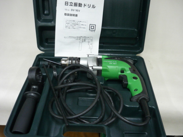 HiKOKI 振動ドリル DV 16V 本体と付属品 未使用長期保管品 日立 HiKOKI 振動ドリル DV 16V 本体と付属品 未使用長期保管品 日立